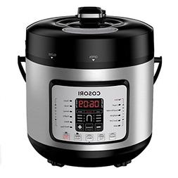 , Rice Cooker Stainless Steel With 6 Smart Pressure Levels, 