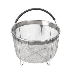 kaviatek B47D Pressu Stainless Steel Steamer Basket with Han