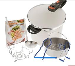 Cooks Essentials Stainless Steel Nonstick 10 qt. Pressure Co