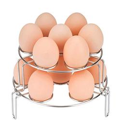 Multipurpose Egg Steamer Rack, WaterLuu Stackable Egg Steame