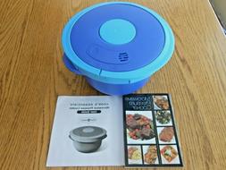 3 Qt. Blue With Recipes